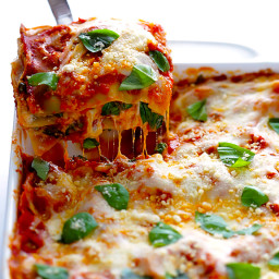 10-Minute Spinach Lasagna