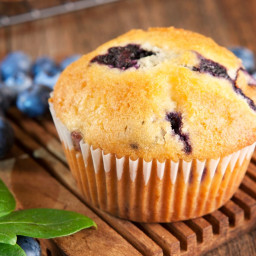 100 Calorie Blueberry Muffins