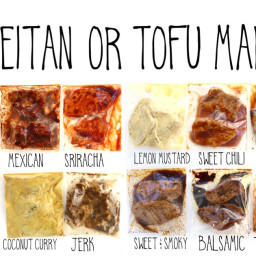 12 Seitan or Tofu Marinades