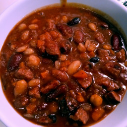 15 Bean Soup with Kielbasa (Instant Pot Reciepe)