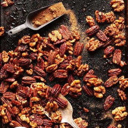 15-Minute Candied Spiced Nuts (1 Pan!)