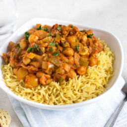 15 minute creamy chickpea curry