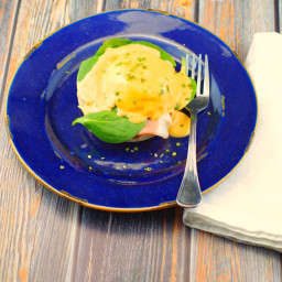 15 MINUTE Eggs Benedict with Artichoke & Roasted Red Pepper Hollandaise Sau