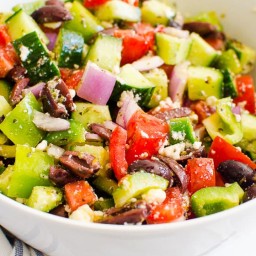 15 Minute Greek Salad Recipe