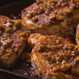 15-Minute Honey Pecan Pork Chops