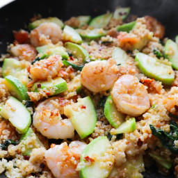15-Minute Spicy Shrimp And Quinoa