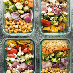 2 for 1 Meal Prep: Chickpea Buddha Bowls and Greek Chicken Wraps