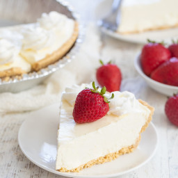 2 Ingredient No Bake Cheesecake (No Eggs or Butter)