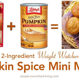 2-Ingredient Spice Cake Mix Mini Muffins Recipe