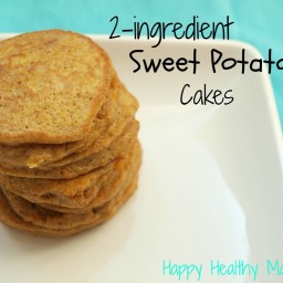2-ingredient sweet potato cakes {gluten-free, dairy-free, nut-free}