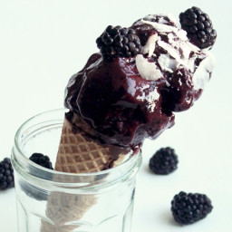 2-ingredients Blackberry ice cream