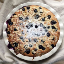 2-Layer Oatmeal Blueberry Breakfast Bake