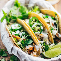 20-Minute Ancho Chicken Tacos