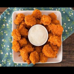 20 Minute Baked Popcorn Chicken (with Video)