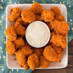 20 Minute Baked Popcorn Chicken (with Video)