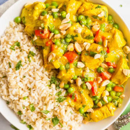 20-minute coconut chicken curry