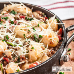 20-Minute, One-Pan Gnocchi with Sausage and Spinach