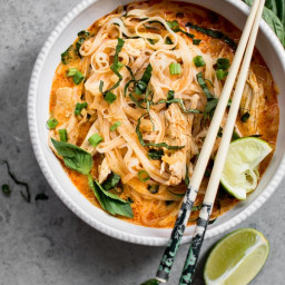 20 Minute Thai Chicken Curry Soup