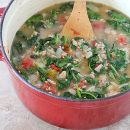 20 Minute Turkey and Bean Soup - healthy soup recipe