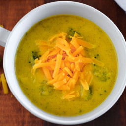 21 Day Fix Broccoli Cheese Soup {Instant Pot
