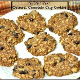 21 Day Fix Oatmeal Chocolate Chip Cookies