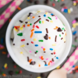 25-Minute Healthy Vanilla Ice Cream