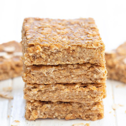 3 Ingredient Apple Oatmeal Bars (No Flour, Eggs, Added Sugar or Butter)