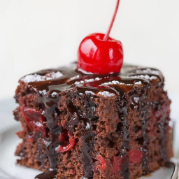 3-Ingredient Chocolate Cherry Cake