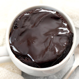 3 Ingredient Chocolate Mug Cake (No Flour, Butter, Oil or Refined Sugar)