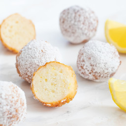3 Ingredient Lemon Donuts (No Yeast, Eggs or Butter)