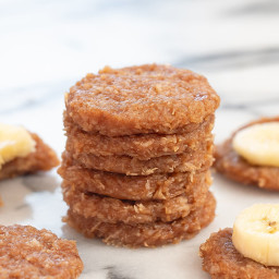 3 Ingredient No Bake Banana Cookies (No Flour, Eggs, Added Sugar, Butter or