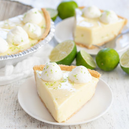 3 Ingredient No Bake Key Lime Pie (No Eggs or Butter)