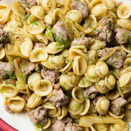 3-Ingredient Orecchiette with Sausage and Fennel