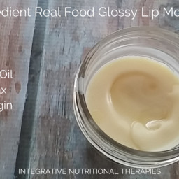 3 Ingredient Real Food Glossy Lip Moisturizer