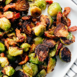 3-Ingredient Sweet and Smoky Brussels Sprouts