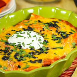 30-Minute Cheesy Beef and Bean Enchiladas
