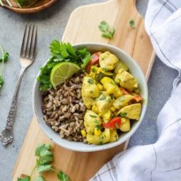 30-Minute Coconut Curry Chicken and Vegetables
