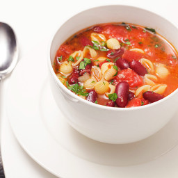 30-Minute Pasta and Kidney Bean Soup (Pasta e Fagioli) Recipe