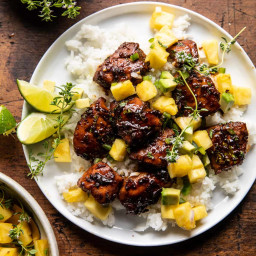 30 Minute Pineapple Chicken with Coconut Rice.