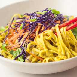 30-Minute Red Curry Noodle Bowl