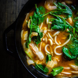 30 Minute Spicy Korean Seafood Stew