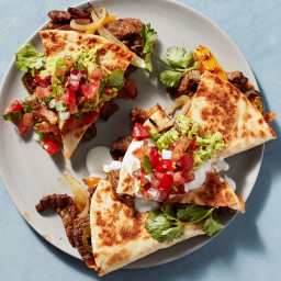 30-Minute Steak Quesadillas Are Topped with All the Goods