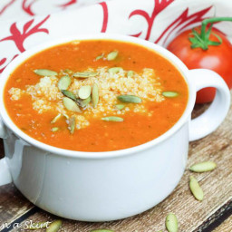 30 Minute Tomato Quinoa Soup