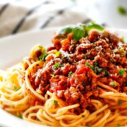 30 Minute Weeknight Spaghetti Bolognese