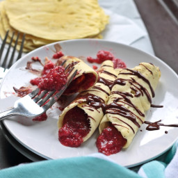 30 Second Microwave Paleo Crepes