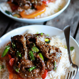 30 Minute Korean Beef and Toasted Sesame Rice