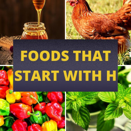 39 foods that start with h