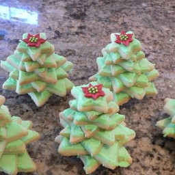 3D Christmas Tree Cookies