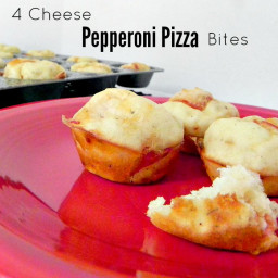 4 Cheese Pepperoni Pizza Bites