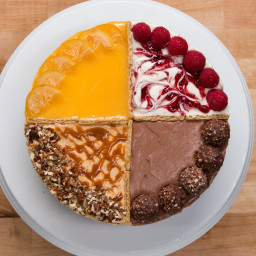 4-Flavor Cheesecake Recipe by Tasty